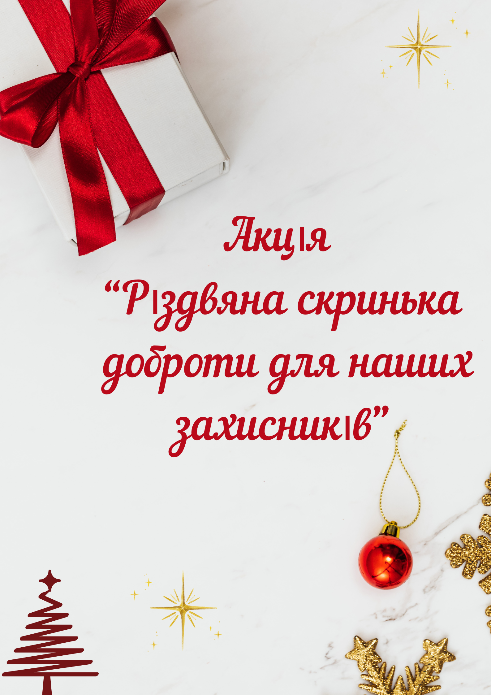 Акція “Різдвяна скринька доброти для наших захисників” (1)